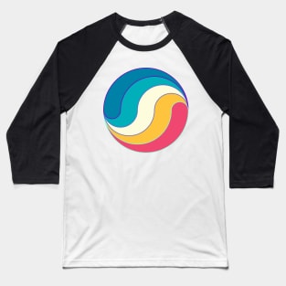 Colorful circle Baseball T-Shirt